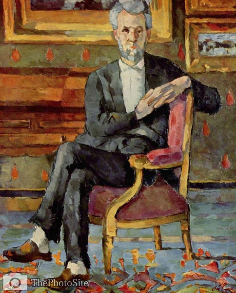 Portrait of a man Paul Cezanne - Click Image to Close