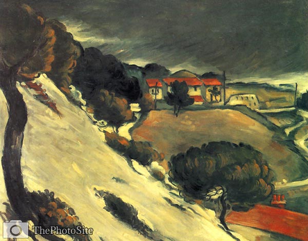 Thaw in LEstaque Paul Cezanne - Click Image to Close