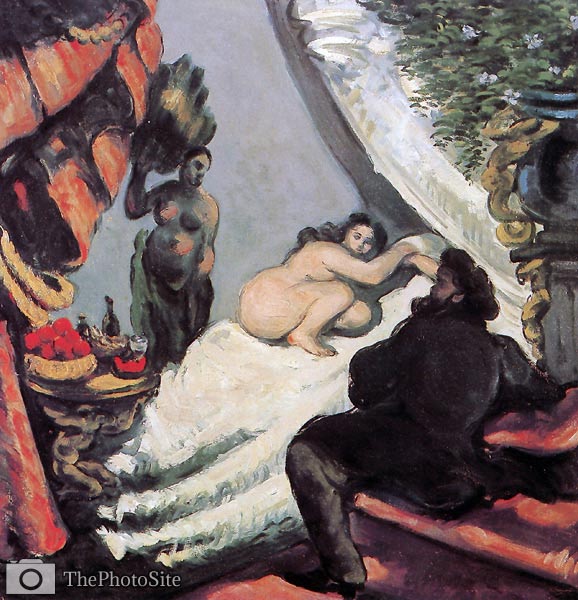 A modern Olympia Paul Cezanne - Click Image to Close