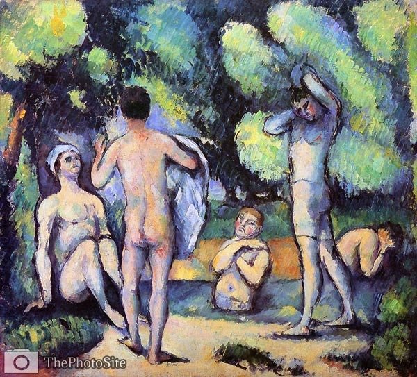 Bathing Paul Cezanne - Click Image to Close