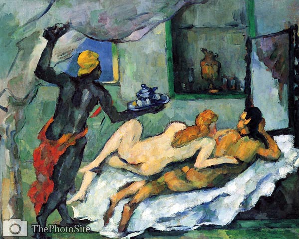 In the afternoon in Neapel the Rumpunch Paul Cezanne - Click Image to Close