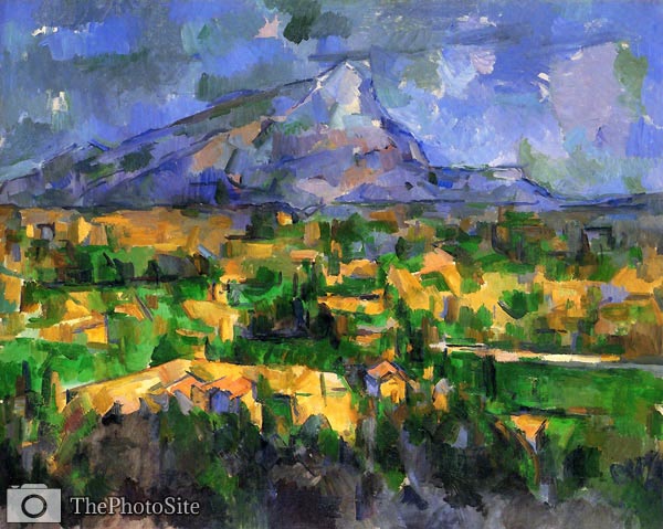 Mount Saintre Victoire Paul Cezanne - Click Image to Close