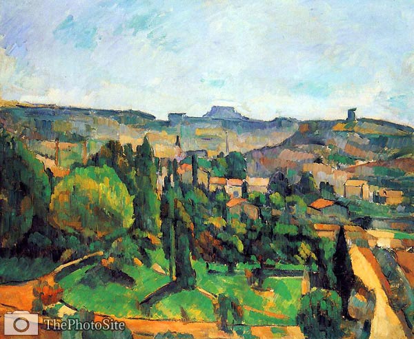 Ile de France Landscape Paul Cezanne - Click Image to Close