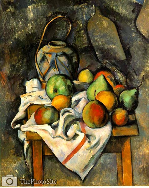 Ginger Jar and Fruit Paul Cezanne - Click Image to Close