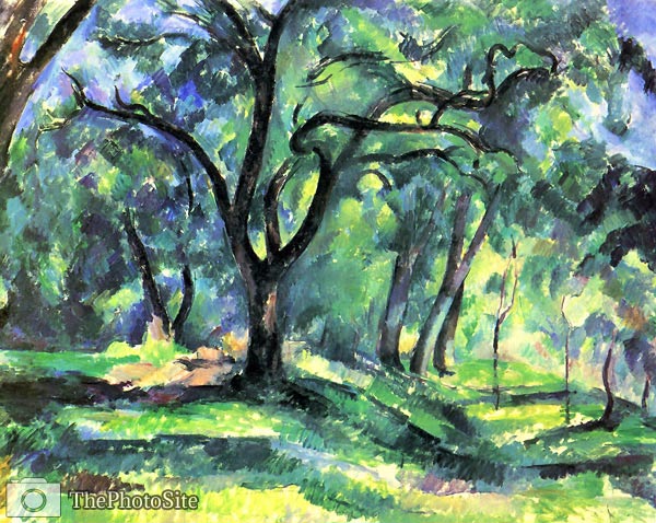 Small forest Paul Cezanne - Click Image to Close