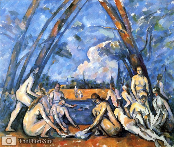 The large bathing Paul Cezanne - Click Image to Close