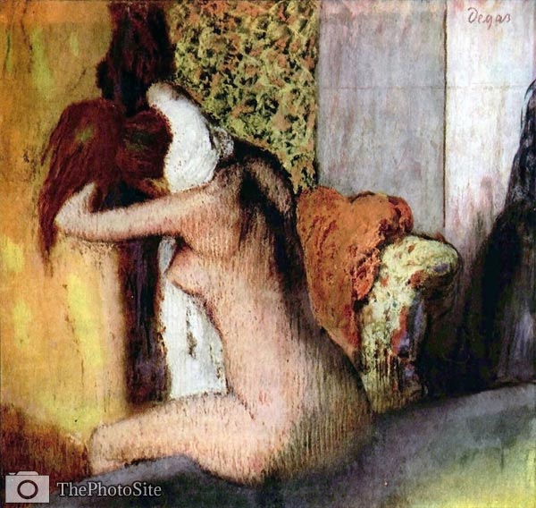 After the bath Edgar Degas - Click Image to Close