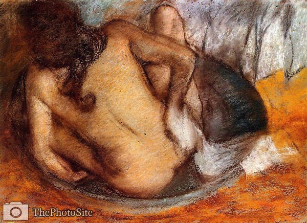 Nude in a Tub Edgar Degas - Click Image to Close