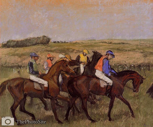 The Racecourse Edgar Degas - Click Image to Close