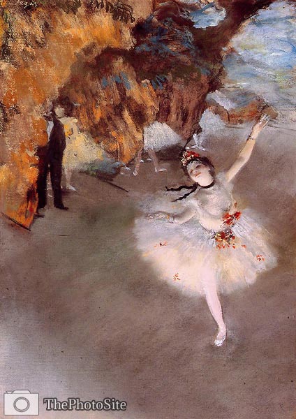 The Star aka Dancer on Stage Edgar Degas - Click Image to Close