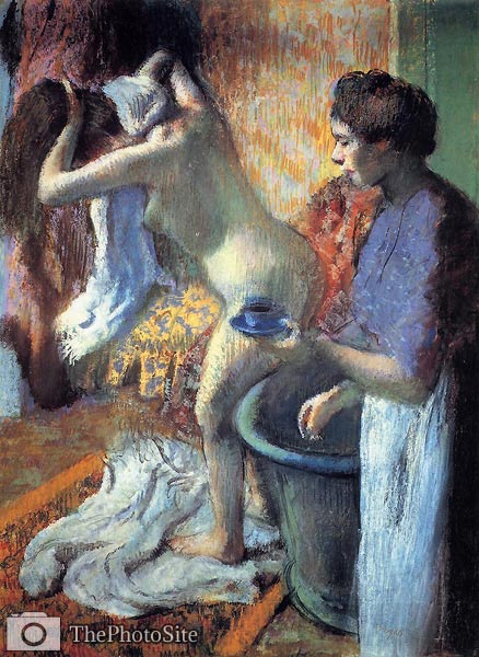 Breakfast after the Bath Edgar Degas - Click Image to Close