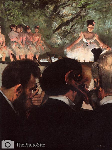Musicians in the Orchestr Edgar Degas - Click Image to Close