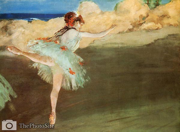 The Star - Dancer on Point Edgar Degas - Click Image to Close