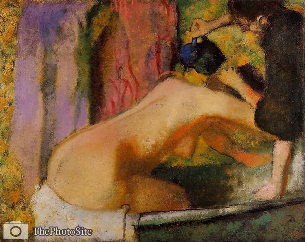 Woman at Her Bath Edgar Degas - Click Image to Close