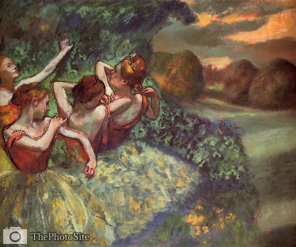 Four Dancers Edgar Degas - Click Image to Close