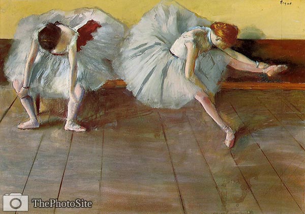 Two Ballet Dancers Edgar Degas - Click Image to Close