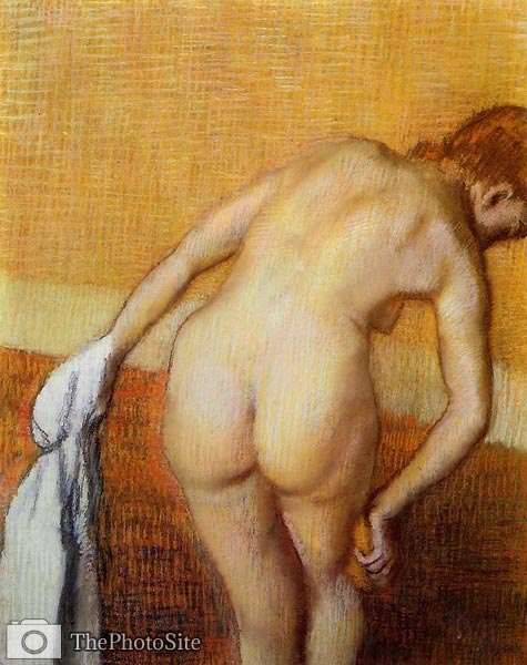 Woman Having a Bath Edgar Degas - Click Image to Close