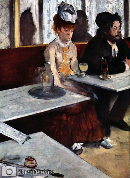 of the Absinth Edgar Degas - Click Image to Close