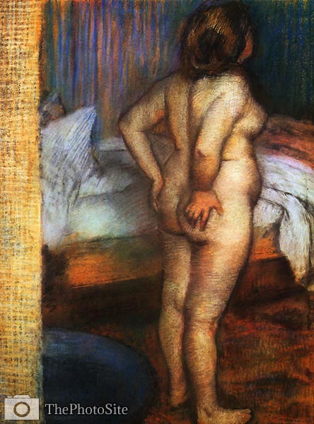 The bakers wife Edgar Degas - Click Image to Close