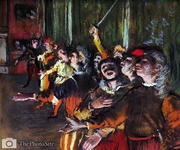 The chorus Edgar Degas - Click Image to Close