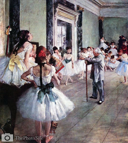 the dance class Edgar Degas - Click Image to Close