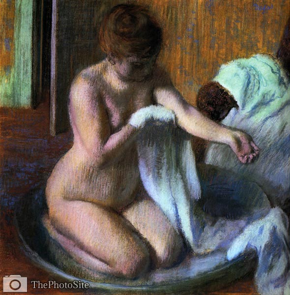 Woman in a tub Edgar Degas - Click Image to Close