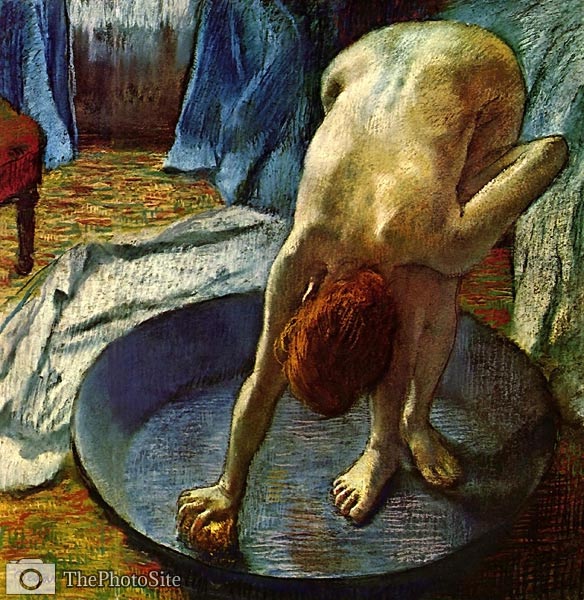 woman in the bath tub Edgar Degas - Click Image to Close