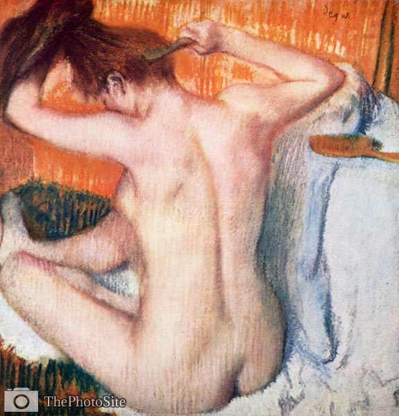 woman with the toilet Edgar Degas - Click Image to Close