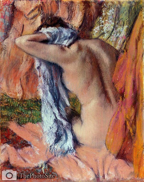 after the bath Edgar Degas - Click Image to Close