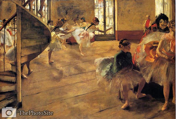 The Rehearsal Edgar Degas - Click Image to Close