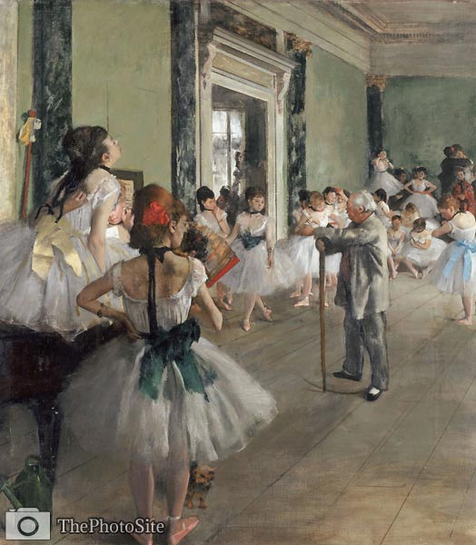 La Classe de Danse Edgar Degas - Click Image to Close