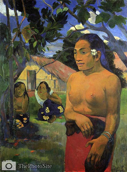 E haere oe i hia aka Where Are You Going Paul Gauguin - Click Image to Close