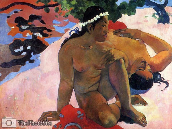Aha oe Feii (what, are you jealous) Paul Gauguin - Click Image to Close