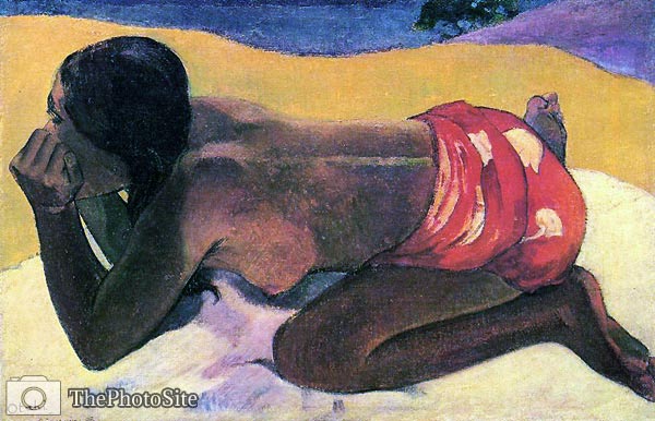 Otahi aka Alone Paul Gauguin - Click Image to Close