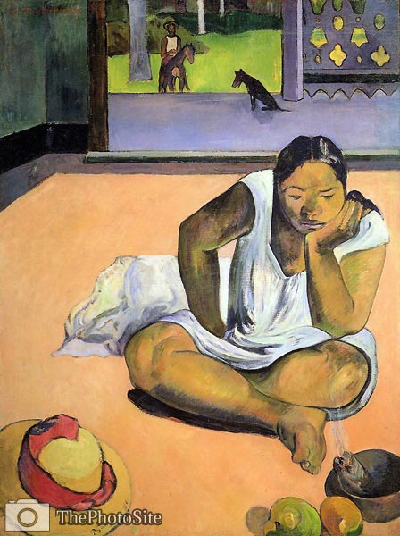 Te Faaturuma aka The Brooding Woman Paul Gauguin - Click Image to Close