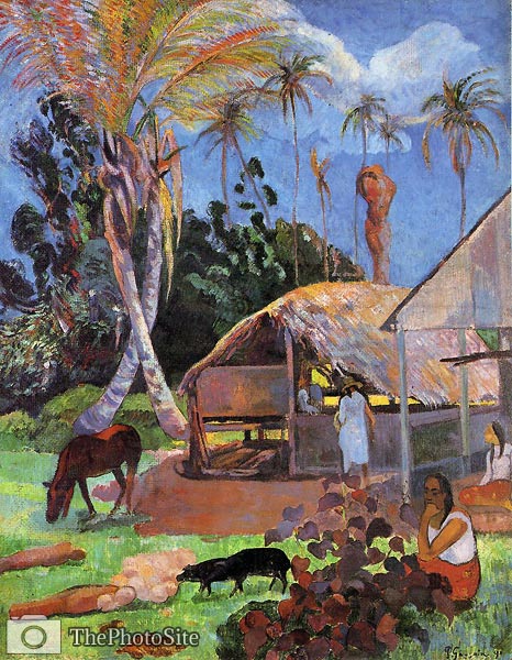 The Black Pigs Paul Gauguin - Click Image to Close