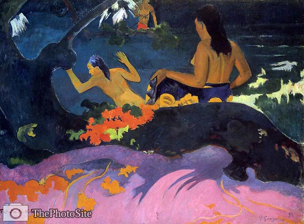Fatata te Miti aka By the Sea Paul Gauguin - Click Image to Close