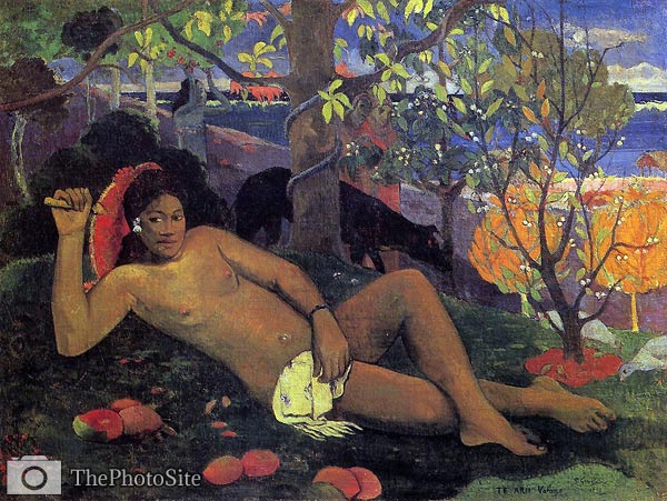 Paul Gauguin -- Te Arii Vahine aka The King's Wife Paul Gauguin - Click Image to Close
