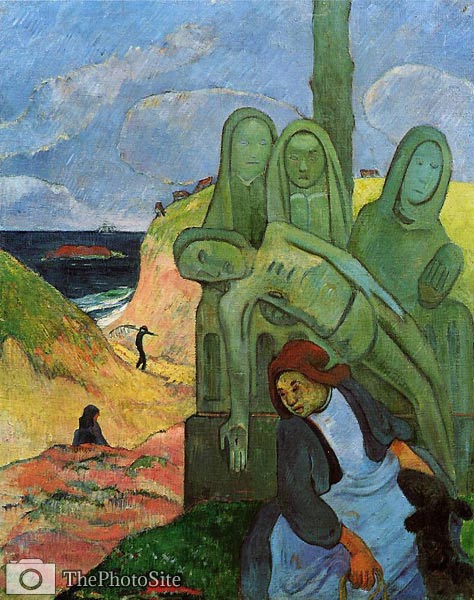 Green Christ aka Breton Calvary Paul Gauguin - Click Image to Close