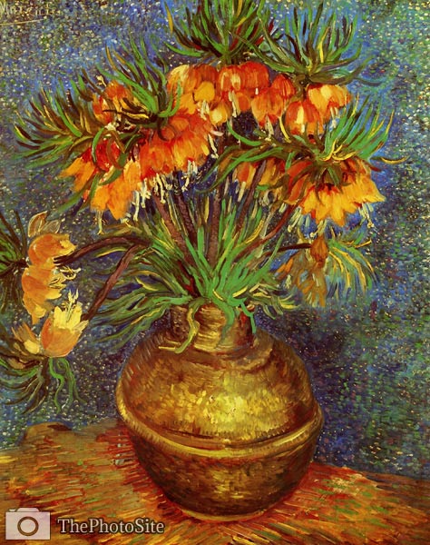 Fritillaries in a Copper Vase Vincent Van Gogh - Click Image to Close