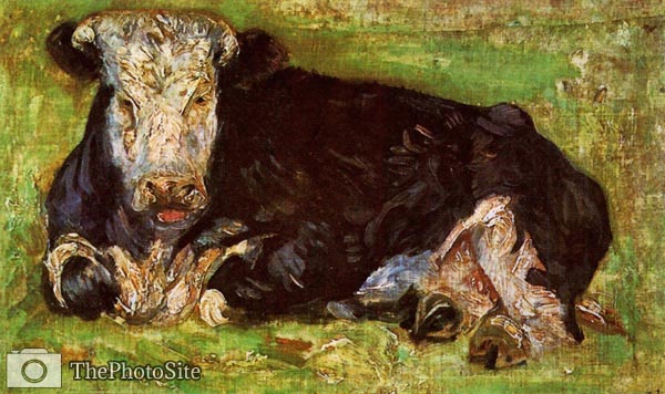 lying cow Vincent Van Gogh - Click Image to Close