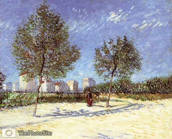 On the Outskirts of Paris Vincent Van Gogh - Click Image to Close