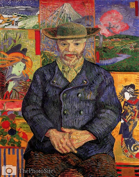 Portrait of Pere Tanguy Vincent Van Gogh - Click Image to Close