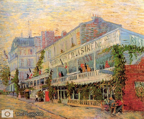 Restaurant de la Sirene at Asnieres Van Gogh - Click Image to Close