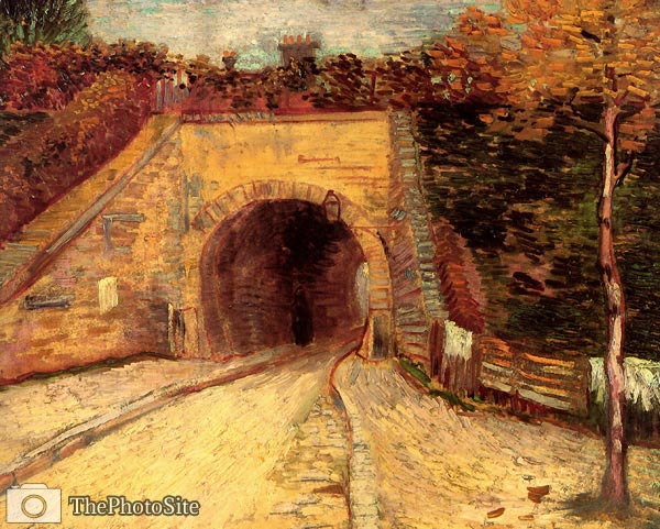 Roadway with Underpass The Viaduct Vincent Van Gogh - Click Image to Close