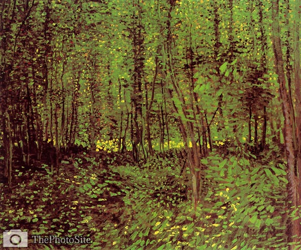 Trees and Undergrowth Vincent Van Gogh - Click Image to Close