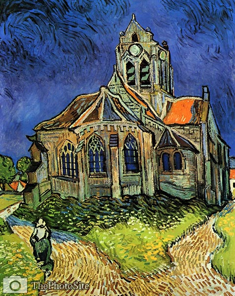 The Church at Auvers 1890 Vincent Van Gogh - Click Image to Close