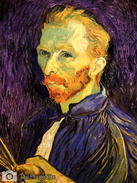 Self-Portrait 1889 Vincent Van Gogh - Click Image to Close