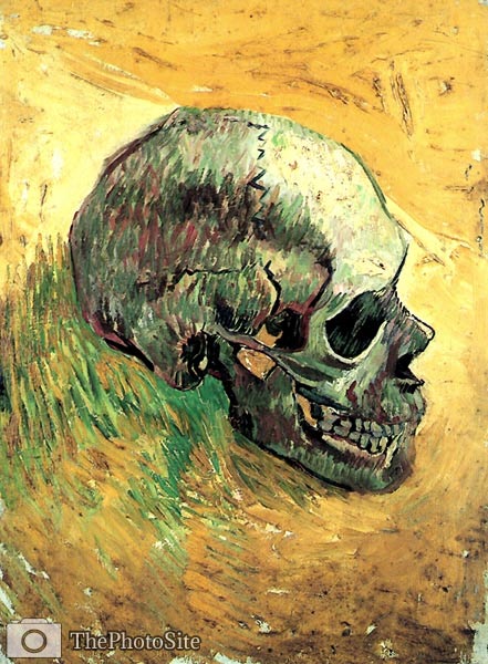 Skull (side) 1887 Vincent Van Gogh - Click Image to Close