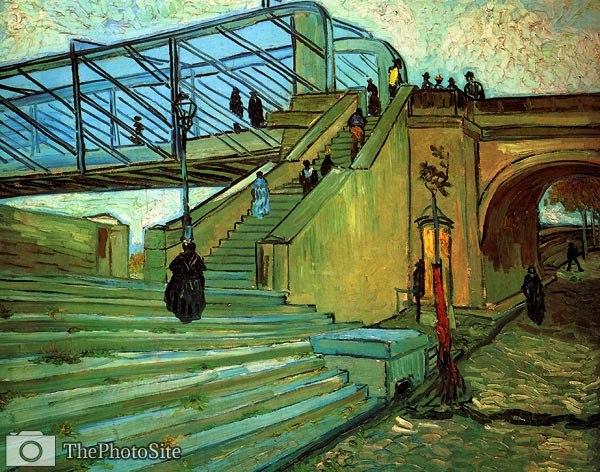 The Trinquetaille Bridge 1888 Vincent Van Gogh - Click Image to Close